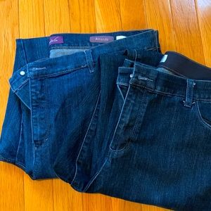 TWO pair of 16w Jeans